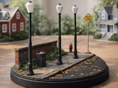 Streetlight 3D print model