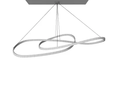 LED Ceiling  Lamp Knot 3D model