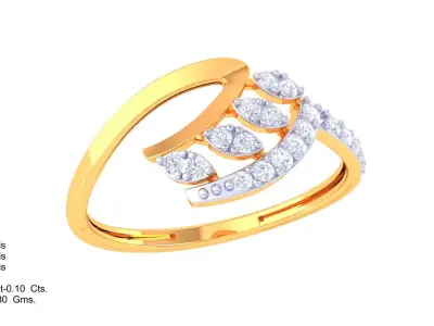  Women Ring MTL 3dm STL OBJ FBX Details 3D print model shop