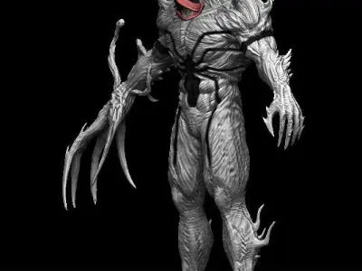 Anti Venom maquette 3D model