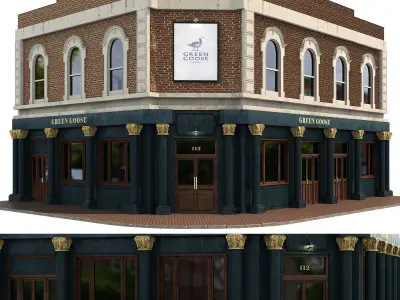Building06-Green Goose 3D model