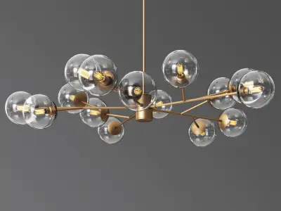 Orion 15 Light Pendant 3D model