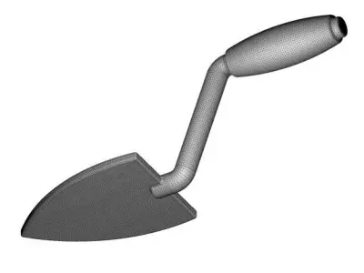 Kids Construction Trowel 3D print model