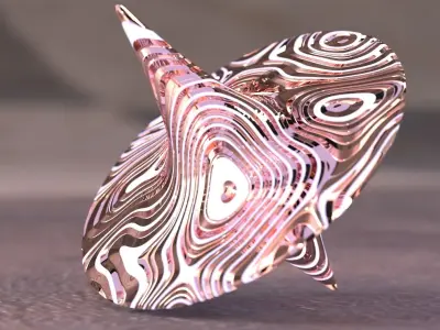 Spinning top 3D model