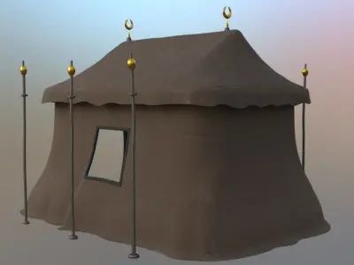 Tent v01 3D model