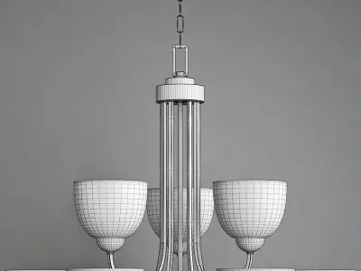 Bennington Collection four different chandeliers 3D model