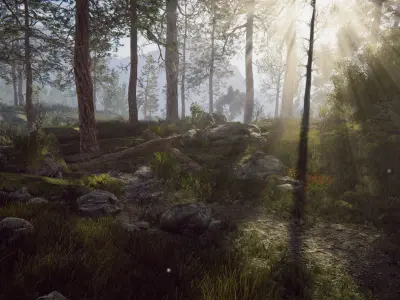 Rocky Hills Environment - Mega Pack Low-poly 3D model