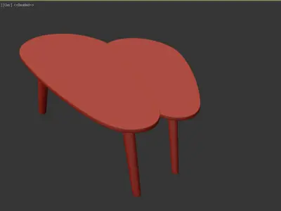 Table gigogne scandinave Nordic 3D model