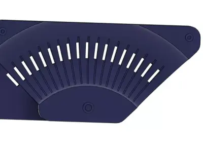 3D Printable Pipe Marking Multi Blocks 2-5 Inch 1-5D CLR 3D print model