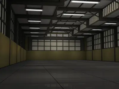 Warehouse  interior  3D model