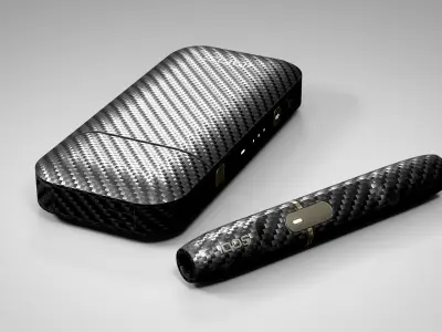 IQOS Weaving Black Grid PBR Low-poly 3D model