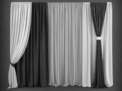 Curtain 3D model 40 3D model