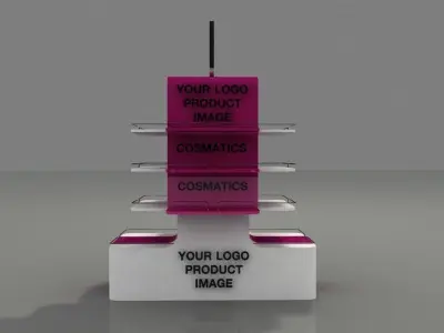 cosmetics stand 3D model