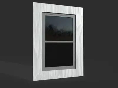 white window 3D model