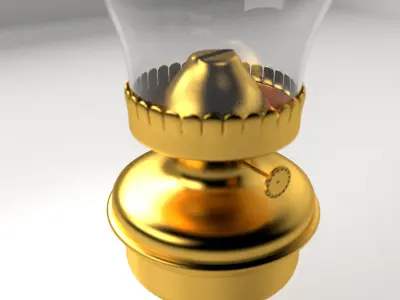 Oil Lamp 3D model