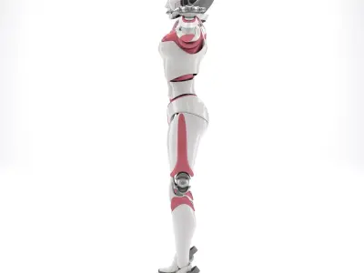 Female Android 3D model