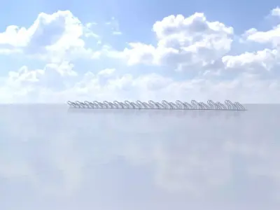 Bicycle Bracket Parker Version 3 Low-poly 3D model