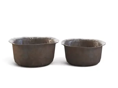 Old Bowls 3D model