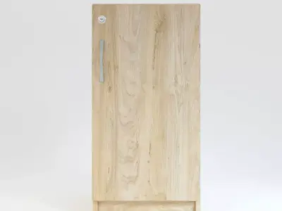 Wooden Cabinet 2 3D model