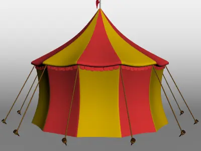 Circus Tent 3D model