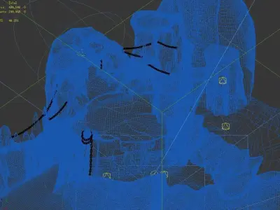 Hell - Stone Mountain - Magma 06 3D model