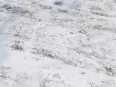 Ultra realistic Snow ground 5 2021 Hq Scan  3D model