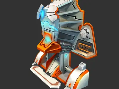 Wall Fortress - Laser Type 31 3D model