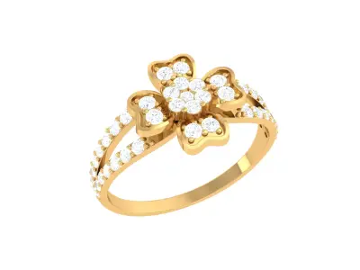 Women Ring  Render 3dm STL OBJ FBX Details 3D print model 295