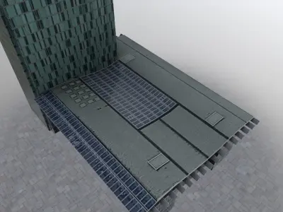 Amsterdam Building3 Low-poly 3D model