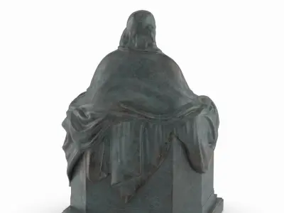  Franklin Monument Oxidized Bronze 