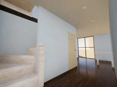Modern House 3D model 64