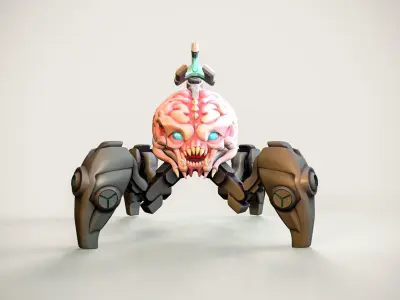 Arachnotron Collectible toy Doom Eternal 3D print model