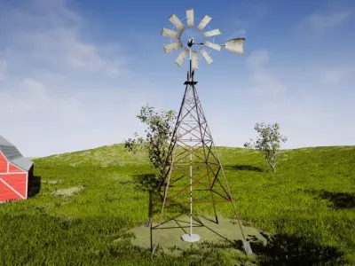 Farm Pack Low-poly 3D model