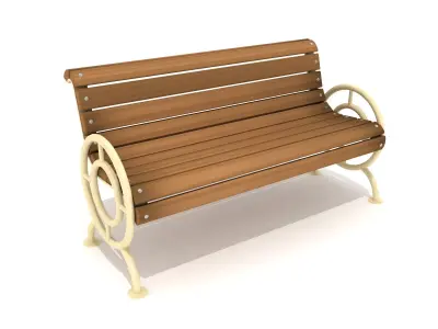  Exterior Bench 08 3D model