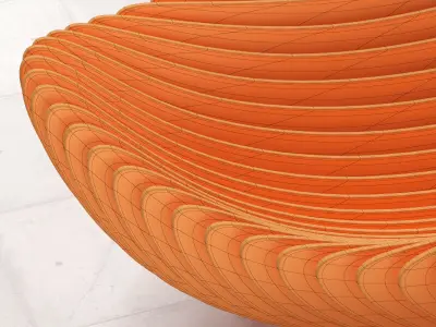 Parametric bench 3D model