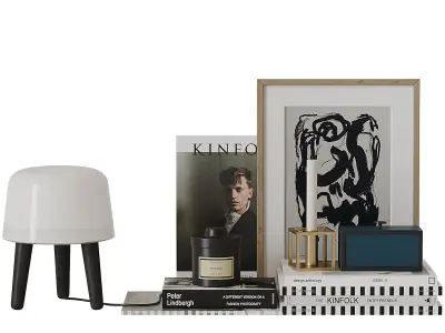 Decorative set 10 3D model