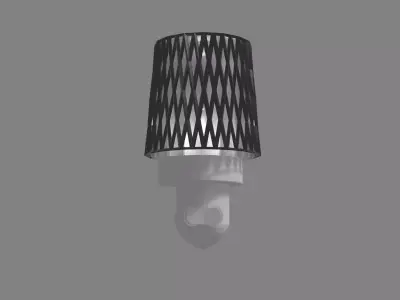 Caged Glass Mini Plugin Wax Warmer Free 3D model