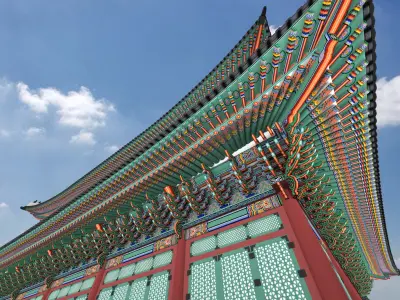  Geunjeongjeon Hall in Gyeongbokgung Palace OF KOREA 