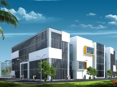 business center 3D model shop