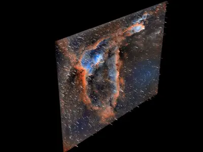 Heart Nebula 3D model