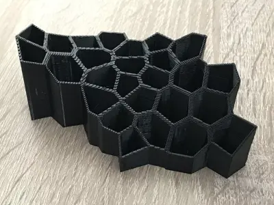 Geometric Pencil Holder - Voronoi 3D print model