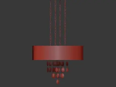 Counterpoint 11 Light Chandelier 3D model
