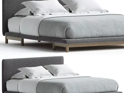 FRAME BED De La Espada Design Neri Hu 3D model