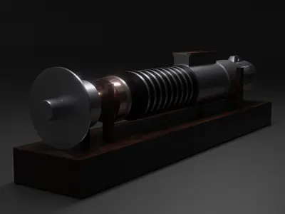 Lukes lightsaber 3D model