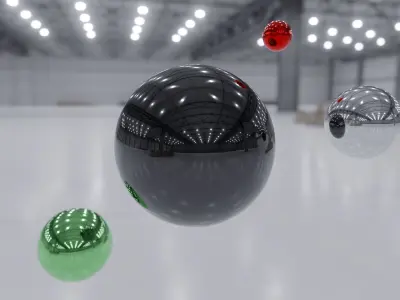 HDRI - Warehouse Interior 3b Texture