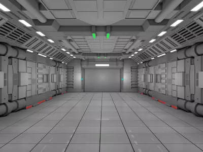 Sci Fi Room 3D model