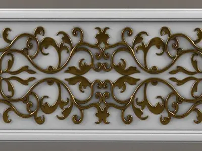 Decorative ornament filling 3D model
