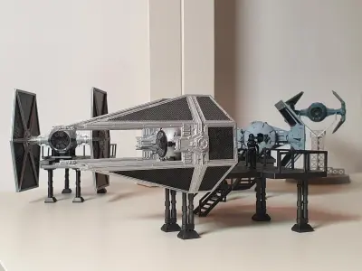 TIE Hangar Stand -  3D print model