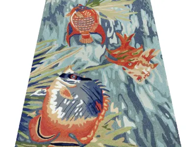 Rug Set 727 3D model