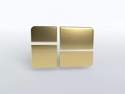 Windows 1 Logo v1 005 Free low-poly 3D model